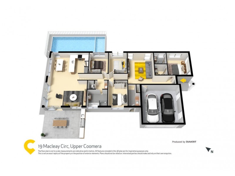 19 Macleay Circuit, Upper Coomera QLD 4209 Floorplan