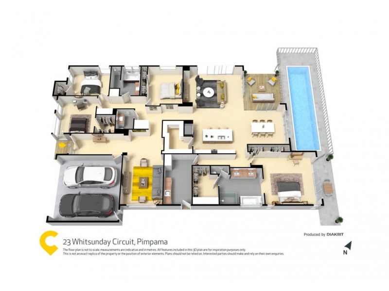 23 Whitsunday Circuit, Pimpama QLD 4209 Floorplan