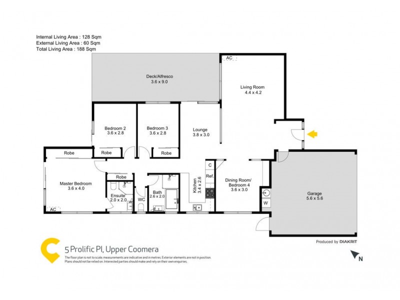 5 Prolific Place, Upper Coomera QLD 4209 Floorplan
