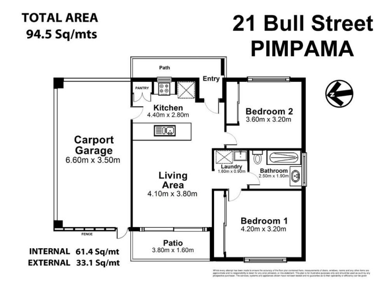 21 Bull Road, Pimpama QLD 4209 Floorplan