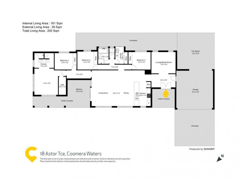18 Astor Terrace, Coomera Waters QLD 4209 Floorplan
