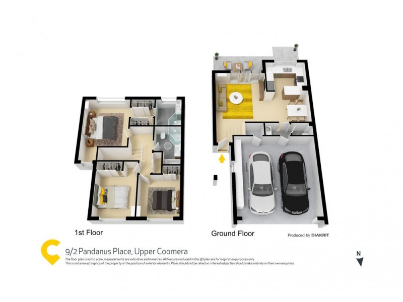 9/2 Pandanus Place, Upper Coomera QLD 4209 Floorplan