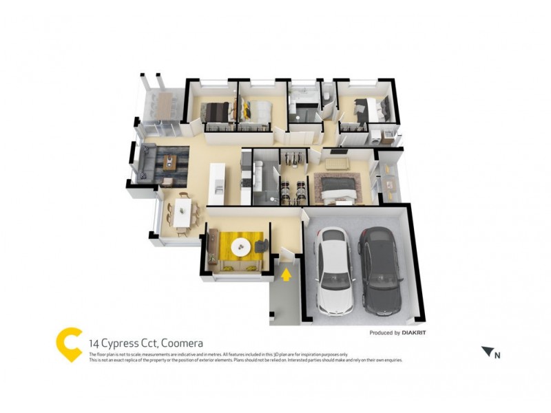 14 Cypress Circuit, Coomera QLD 4209 Floorplan