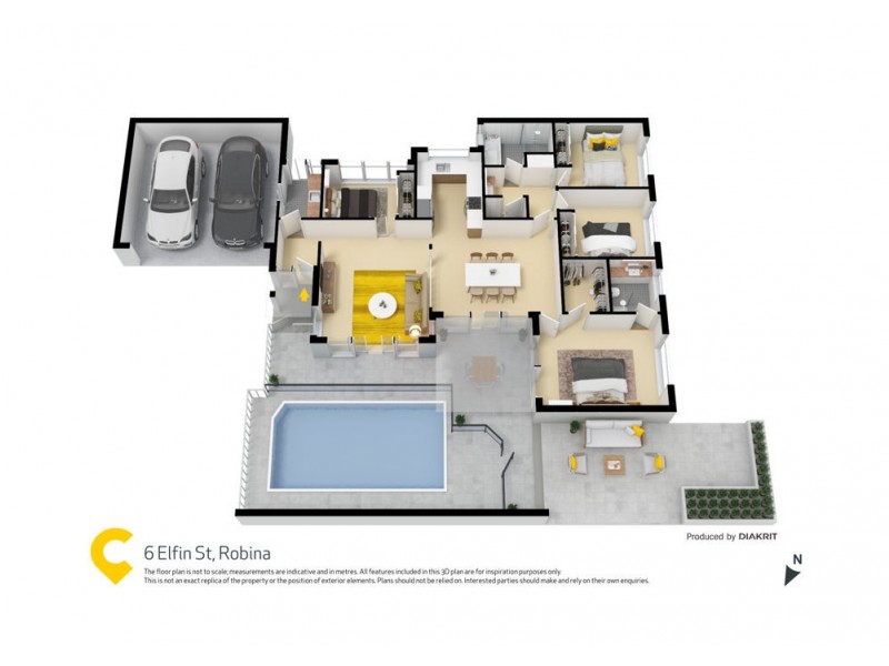 6 Elfin Street, Robina QLD 4226 Floorplan