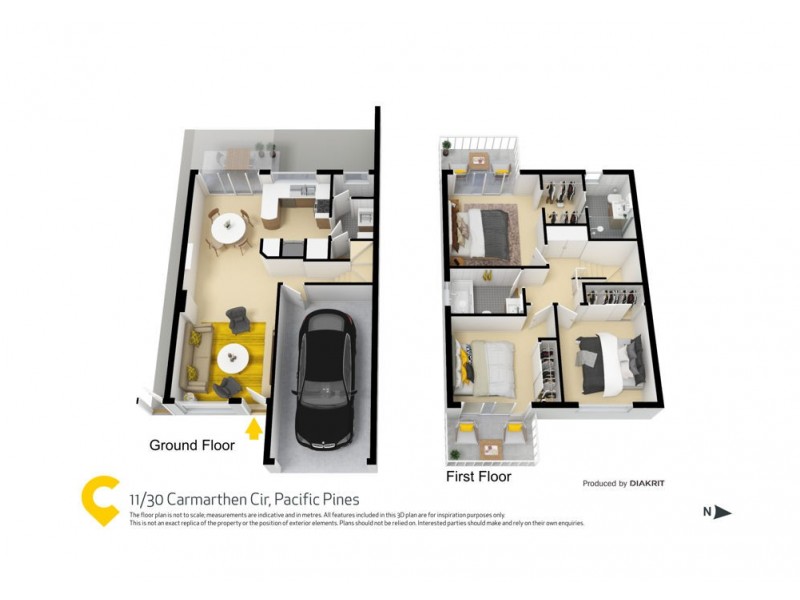 11/30 Carmarthen Circuit, Pacific Pines QLD 4211 Floorplan