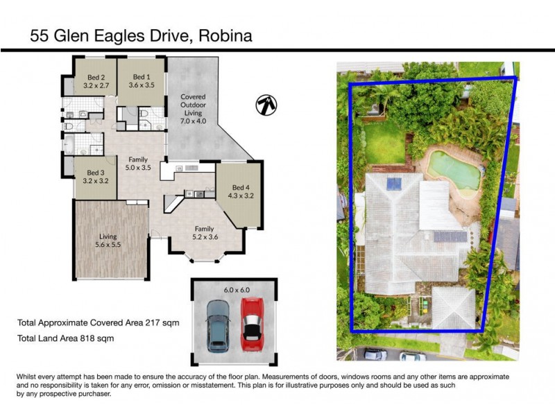 55 Glen Eagles Drive, Robina QLD 4226 Floorplan