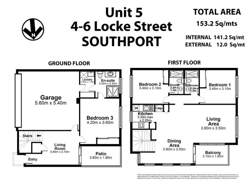 5/4 Locke Street, Southport QLD 4215 Floorplan