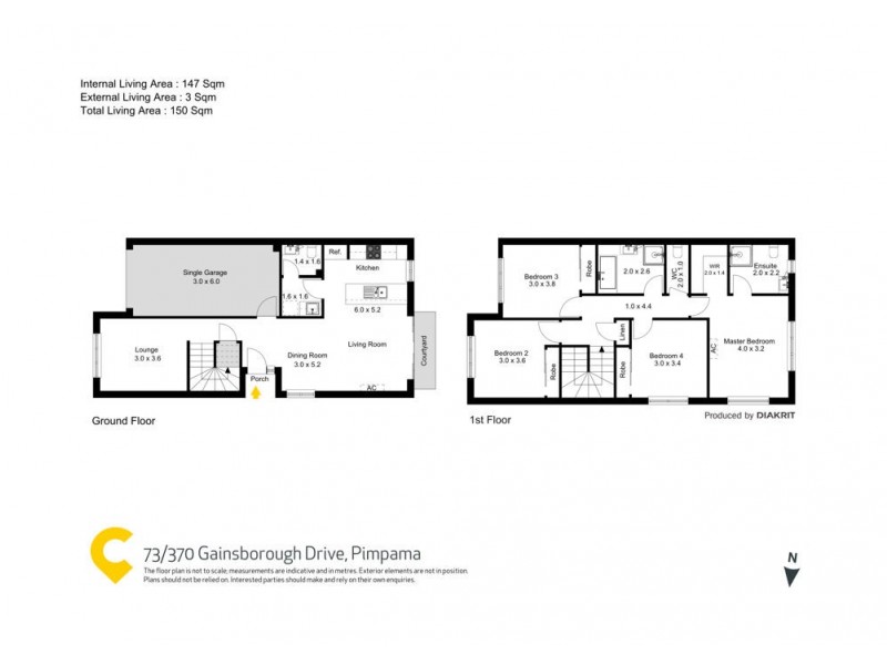 73/370 Gainsborough Drive, Pimpama QLD 4209 Floorplan