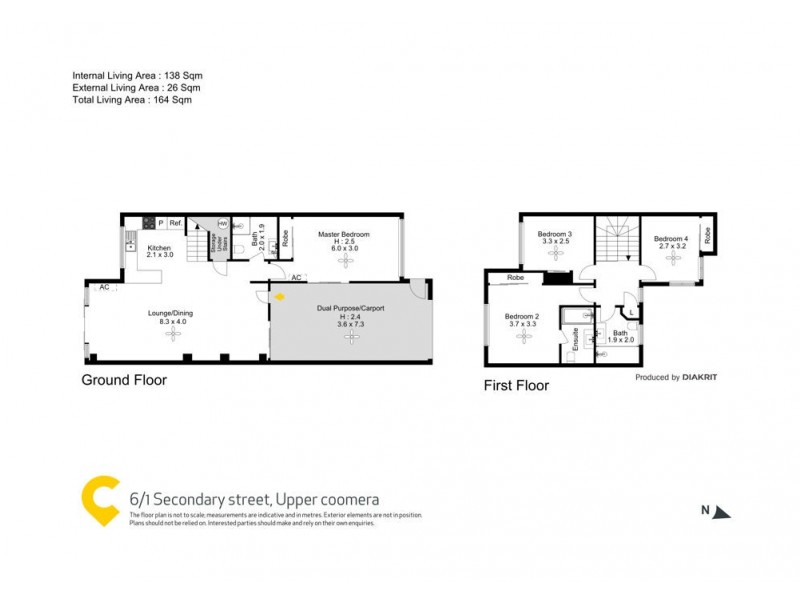 6/1 Secondary Street, Upper Coomera QLD 4209 Floorplan