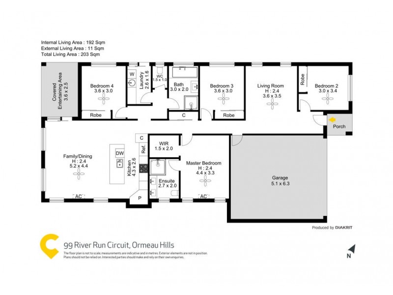 99 River Run Circuit, Ormeau Hills QLD 4208 Floorplan