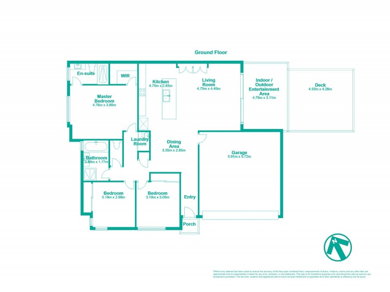 1/51 Longstaff Crescent, Pimpama QLD 4209 Floorplan