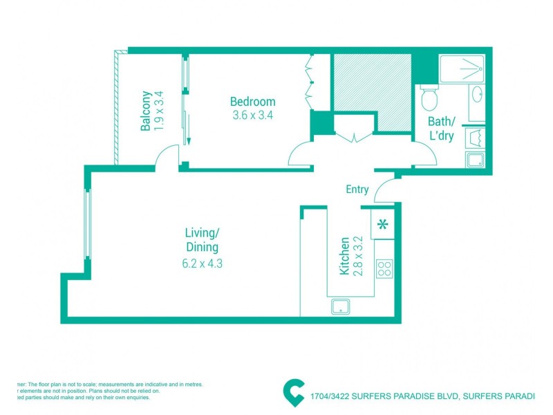 1704/3422 Surfers Paradise Boulevard, Surfers Paradise QLD 4217