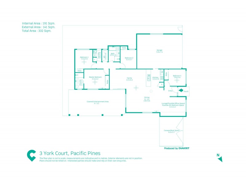 3 York Court, Pacific Pines QLD 4211 Floorplan