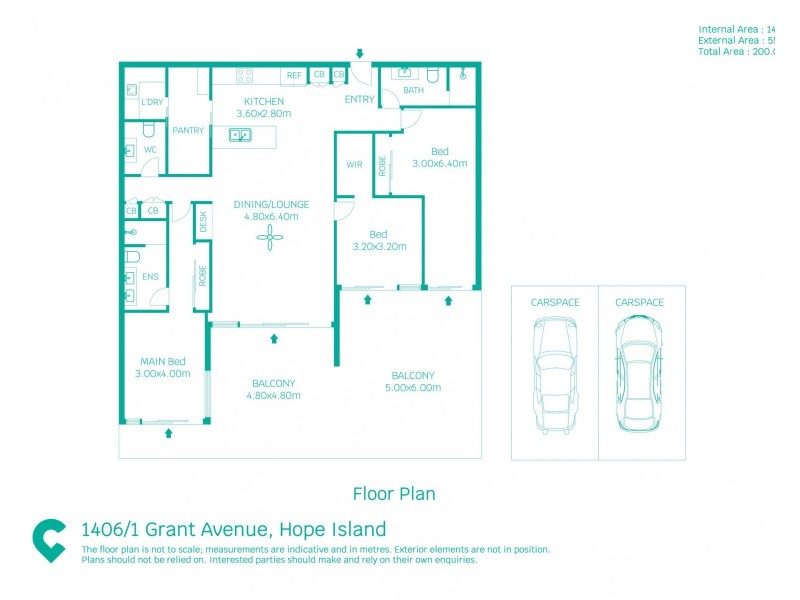 1406/1 Grant Avenue, Hope Island QLD 4212
