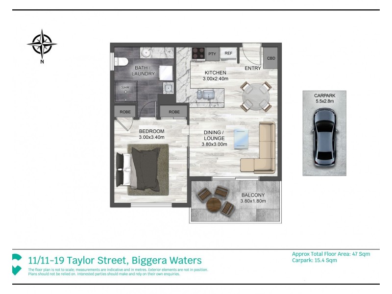 11/11-19 Taylor Street, Biggera Waters QLD 4216