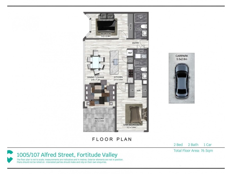 1005/107 Alfred Street, Fortitude Valley QLD 4006