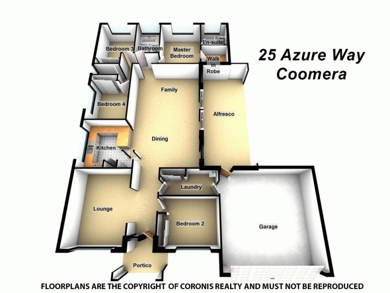 25 Azure Way, Coomera QLD 4209 Floorplan