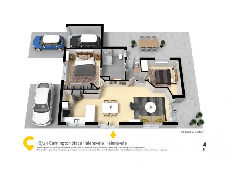 16/24 Cannington Place, Helensvale QLD 4212 Floorplan