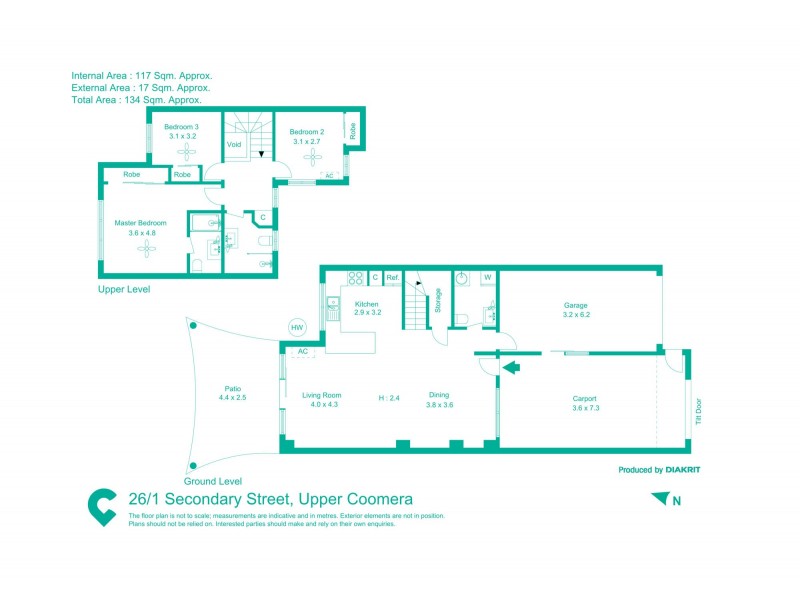 26/1 Secondary Street, Upper Coomera QLD 4209 Floorplan
