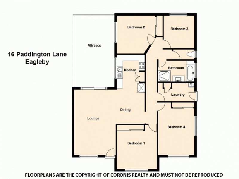 16 Paddington Lane, Eagleby QLD 4207 Floorplan