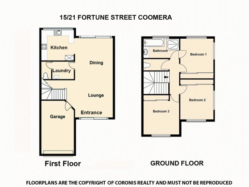 15/21 Fortune Street, Coomera QLD 4209 Floorplan