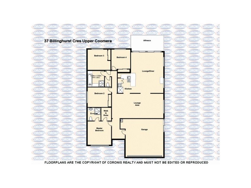 37 Billinghurst Crescent, Upper Coomera QLD 4209 Floorplan