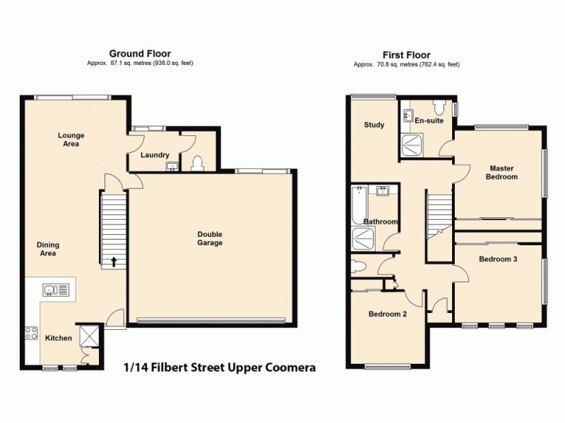 1/14 Filbert Street, Upper Coomera QLD 4209 Floorplan