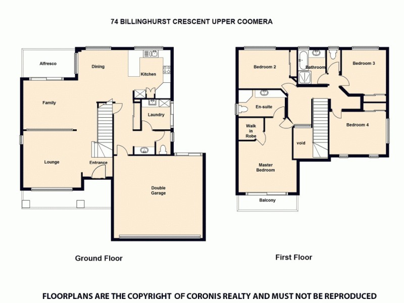 74 Billinghurst Crescent, Upper Coomera QLD 4209 Floorplan