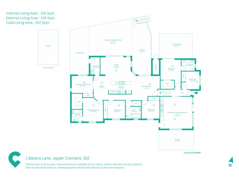 1 Bakara Lane, Upper Coomera QLD 4209 Floorplan