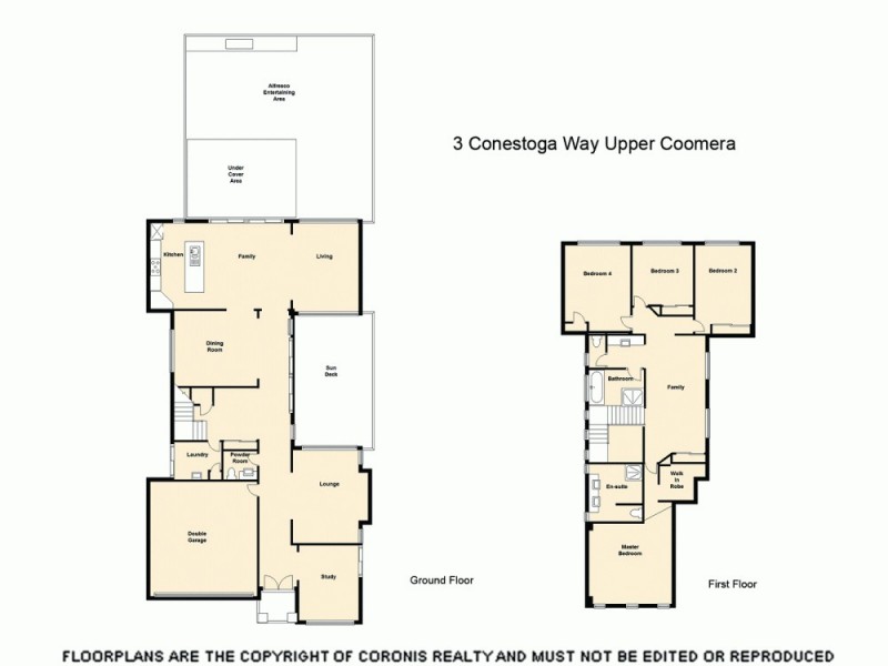 3 Conestoga Way, Upper Coomera QLD 4209 Floorplan