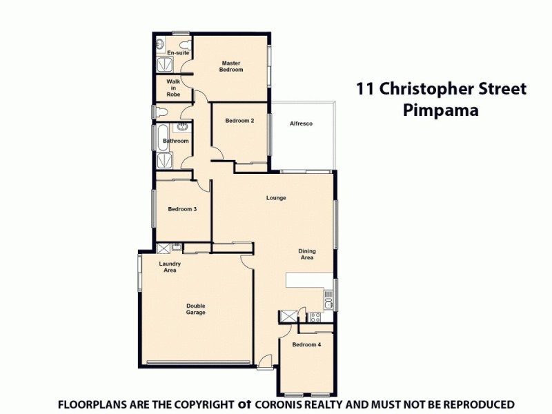 11 Christopher Street, Pimpama QLD 4209 Floorplan