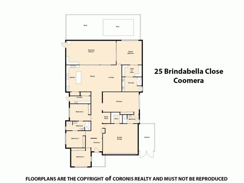 25 Brindabella Close, Coomera Waters QLD 4209 Floorplan