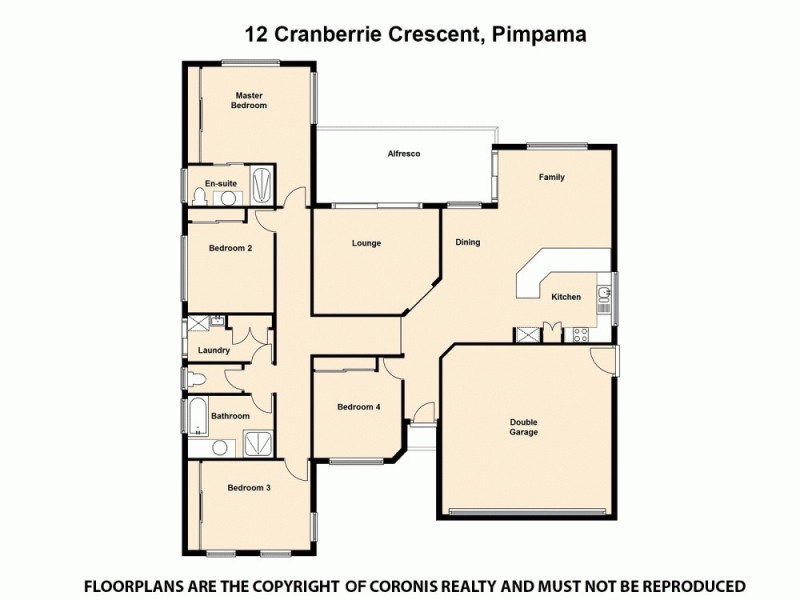 12 Cranberrie Crescent, Pimpama QLD 4209 Floorplan