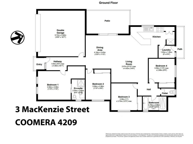3 Mackenzie Street, Coomera QLD 4209 Floorplan