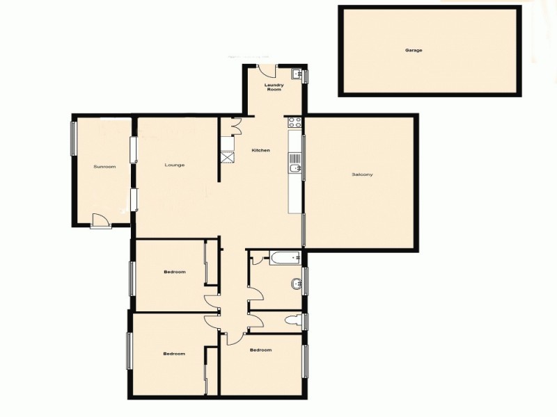 11 Gillian Street, Beachmere QLD 4510 Floorplan