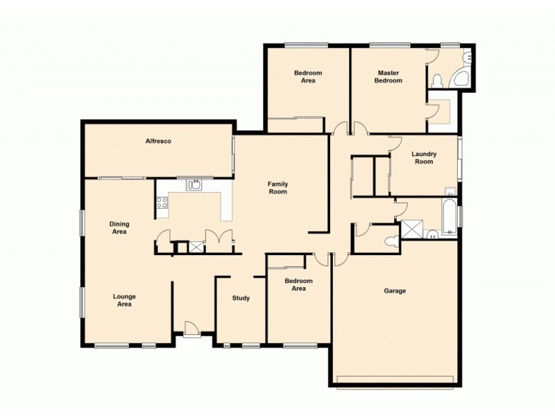 2 Hilltop Tce, Springfield Lakes QLD 4300 Floorplan
