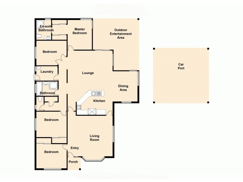 1 Delius Place, Burpengary QLD 4505 Floorplan