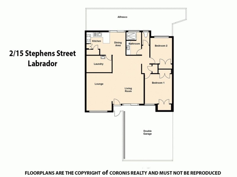 2/15 Stephenson Street, Labrador QLD 4215 Floorplan