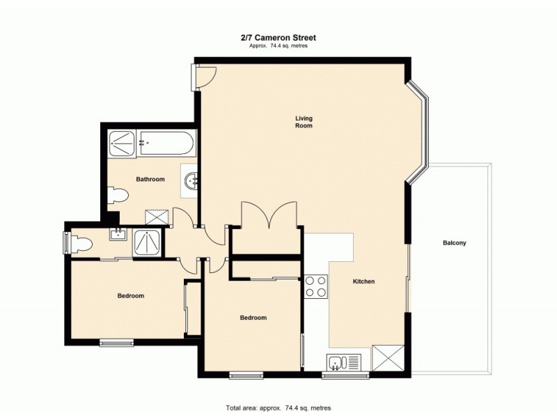 2/7 Cameron Street, Nundah QLD 4012 Floorplan