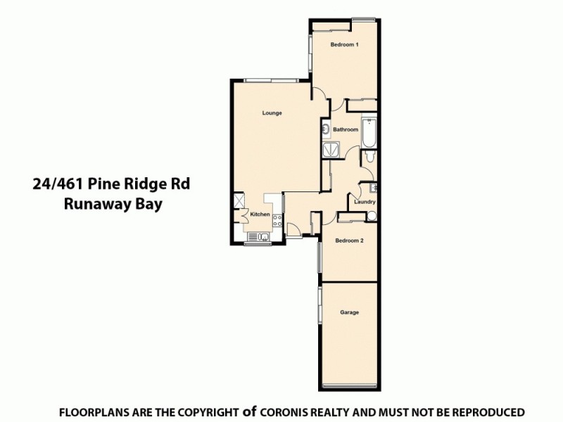 24/461 Pine Ridge Road, Runaway Bay QLD 4216 Floorplan