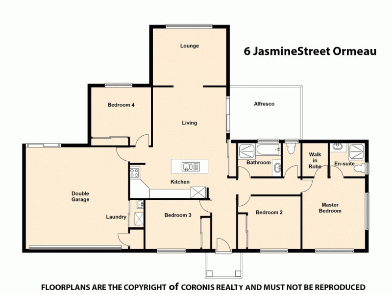 6 Jasmine Circuit, Ormeau QLD 4208 Floorplan