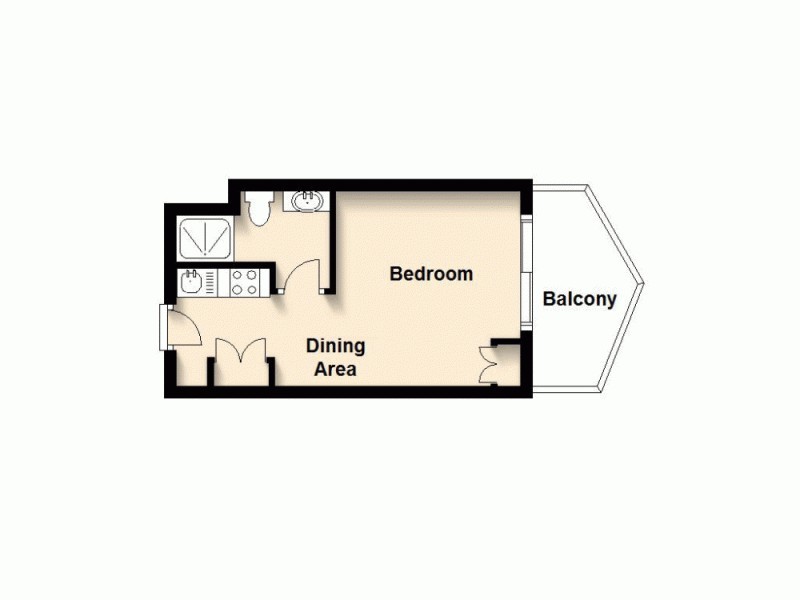 621/9 Castlebar Street, Kangaroo Point QLD 4169 Floorplan