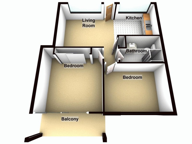 4/18 Bere Street, Gaythorne QLD 4051 Floorplan