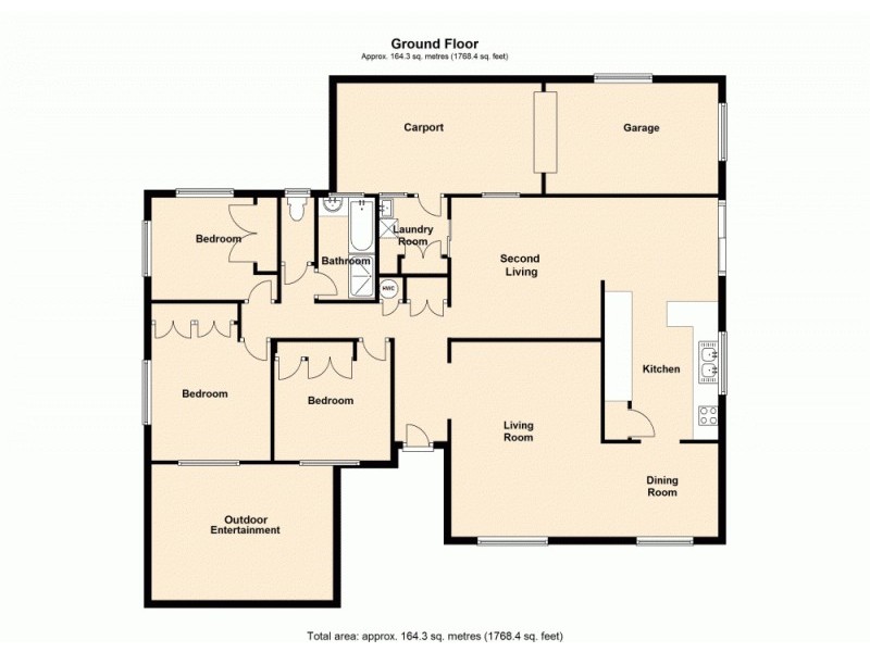 1217 Waterworks Road, The Gap QLD 4061 Floorplan