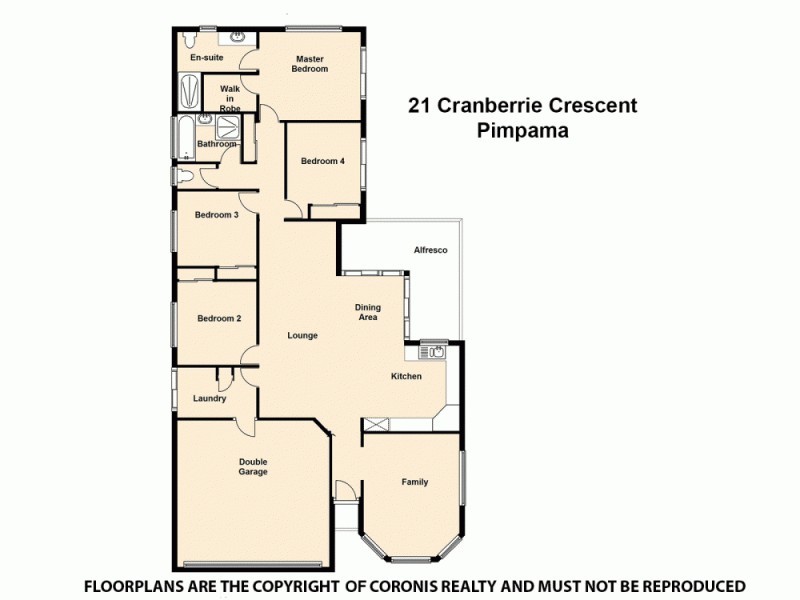 21 Cranberrie Cres, Pimpama QLD 4209 Floorplan