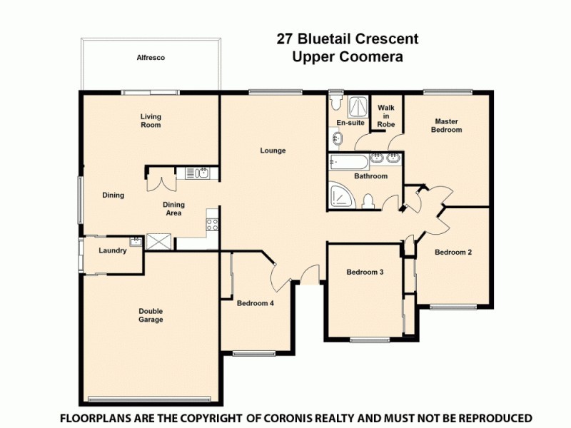 27 Bluetail Crescent, Upper Coomera QLD 4209 Floorplan