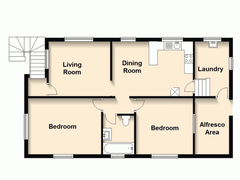 74 Samford Road, Alderley QLD 4051 Floorplan