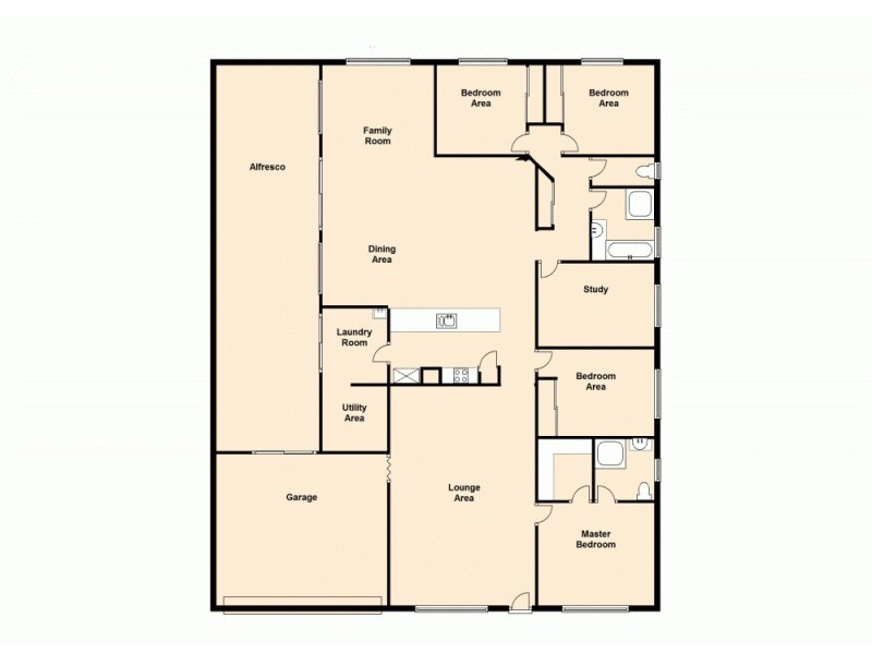44 Sutherland Crescent, Goodna QLD 4300 Floorplan