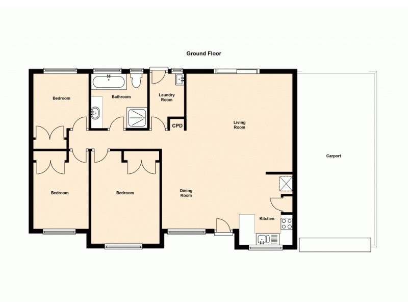 5 Melrose Place, Eagleby QLD 4207 Floorplan