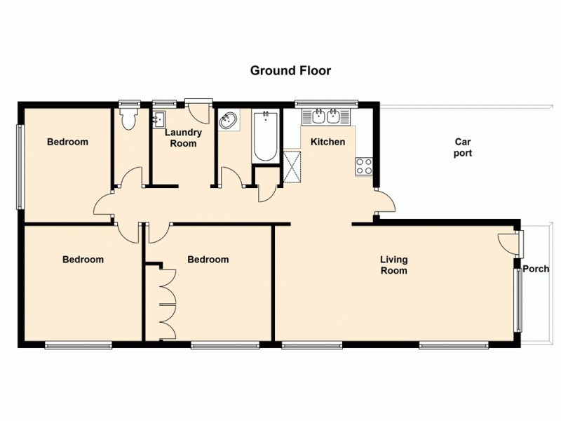 1 Sinnott Street, Deception Bay QLD 4508 Floorplan
